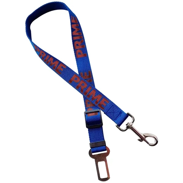 Adjustable pet safety seatbelt leash with strong metal buckle and swivel... from ASI 39552 BEL Promo