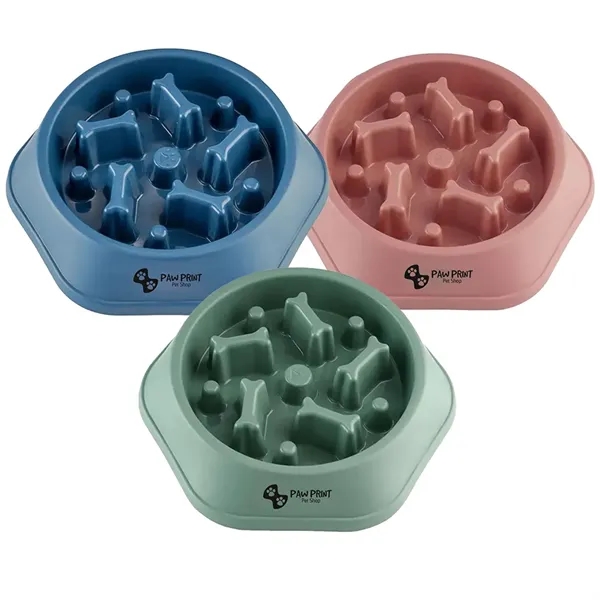 Slow feeding pet bowl with non-slip base.... from ASI 39552 BEL Promo