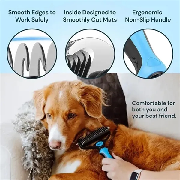 2-in-1 pet grooming brush.... from ASI 39552 BEL Promo