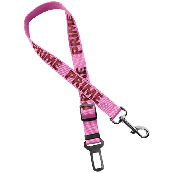 Adjustable pet safety seatbelt leash with strong metal buckle and swivel... from ASI 39552 BEL Promo