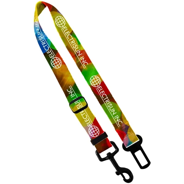 Full color adjustable pet safety seatbelt leash.... from ASI 39552 BEL Promo
