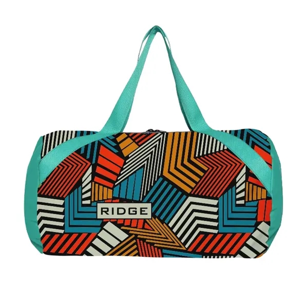 Round Duffel Bag- Full Color-Sewn in the USA - Show Off... from ASI 67557 LimeLight Ent / Limelight USA