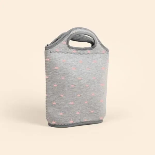Heathered Jersey Knit/High-Quality Neoprene Lunch Bag. Zipper closure and customizable colored... from ASI 74710 Numo / NUMO