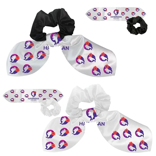 Scrunchie with Full Color Bow... from ASI 30208 A P Specialties / AP Specialties