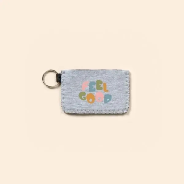 Heathered Jersey Knit/Neoprene holder for your credit cards, I.D. cards, ATM... from ASI 74710 Numo / NUMO