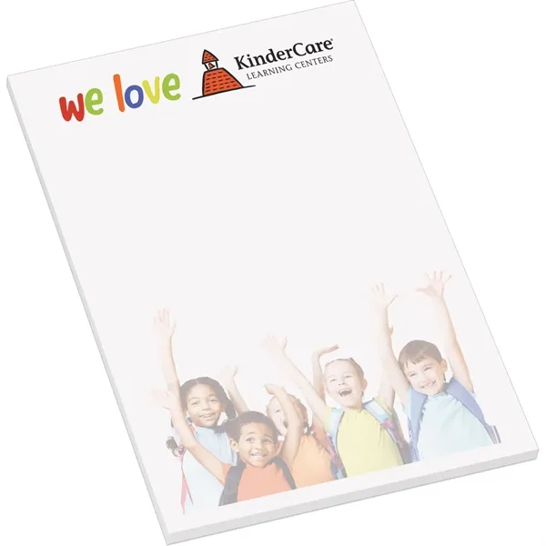 Earth-friendly adhesive notepad measuring 4" x 6" with 25 sheets.... from ASI 54100 Fields Manufacturing Inc / TargetLine®