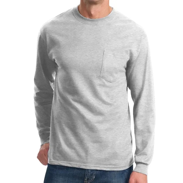 Tall long-sleeve pocket tee.... from ASI 61125 Hit Promotional Products / Hit®