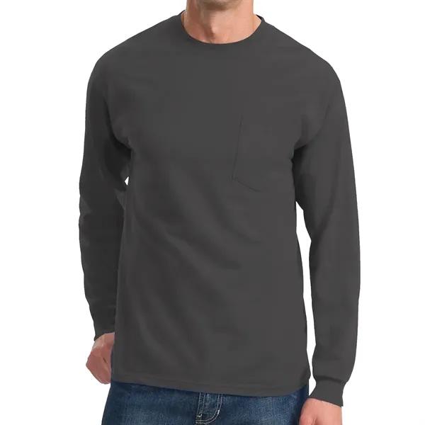 Tall long-sleeve pocket tee.... from ASI 61125 Hit Promotional Products / Hit®