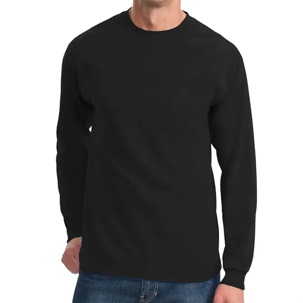 Tall long-sleeve pocket tee.... from ASI 61125 Hit Promotional Products / Hit®