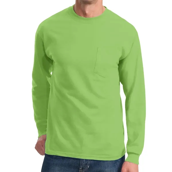 Tall long-sleeve pocket tee.... from ASI 61125 Hit Promotional Products / Hit®