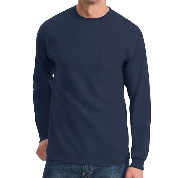 Tall long-sleeve pocket tee.... from ASI 61125 Hit Promotional Products / Hit®