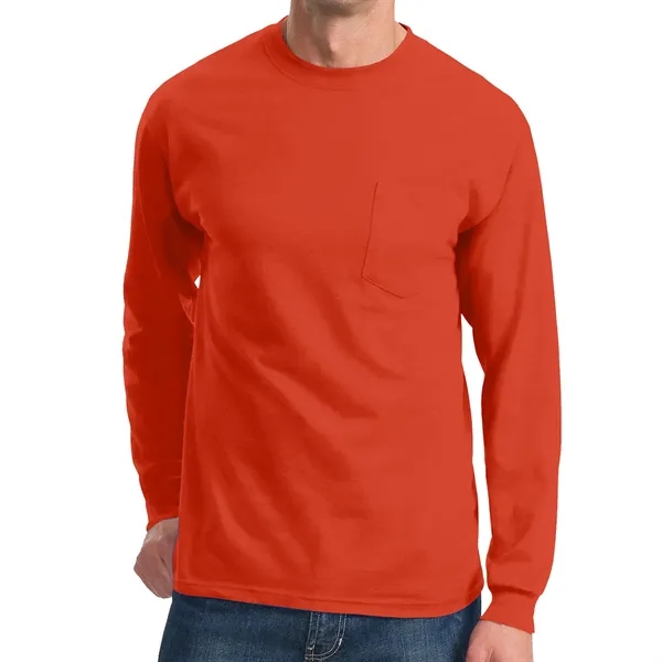 Tall long-sleeve pocket tee.... from ASI 61125 Hit Promotional Products / Hit®