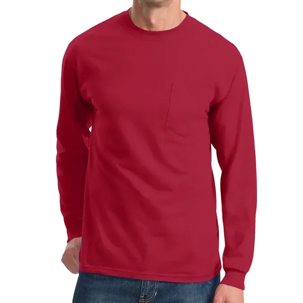 Tall long-sleeve pocket tee.... from ASI 61125 Hit Promotional Products / Hit®