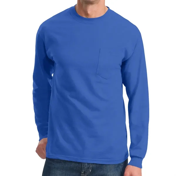 Tall long-sleeve pocket tee.... from ASI 61125 Hit Promotional Products / Hit®