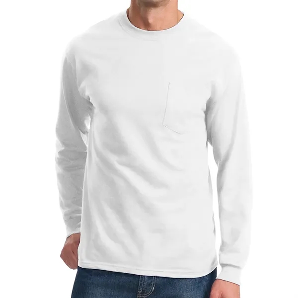 Tall long-sleeve pocket tee.... from ASI 61125 Hit Promotional Products / Hit®