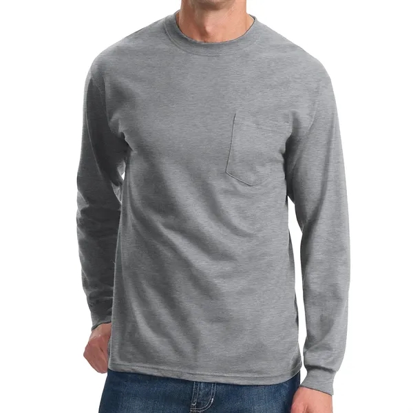 Tall long-sleeve pocket tee.... from ASI 61125 Hit Promotional Products / Hit®