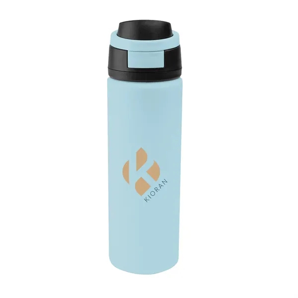 24 oz. stainless steel bottle with push-button lid.... from ASI 61125 Hit Promotional Products / Hit®