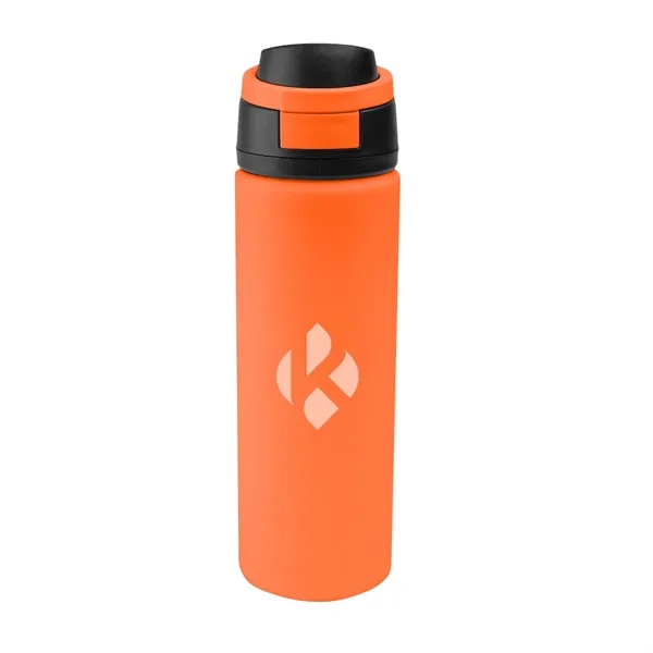 24 oz. stainless steel bottle with push-button lid.... from ASI 61125 Hit Promotional Products / Hit®