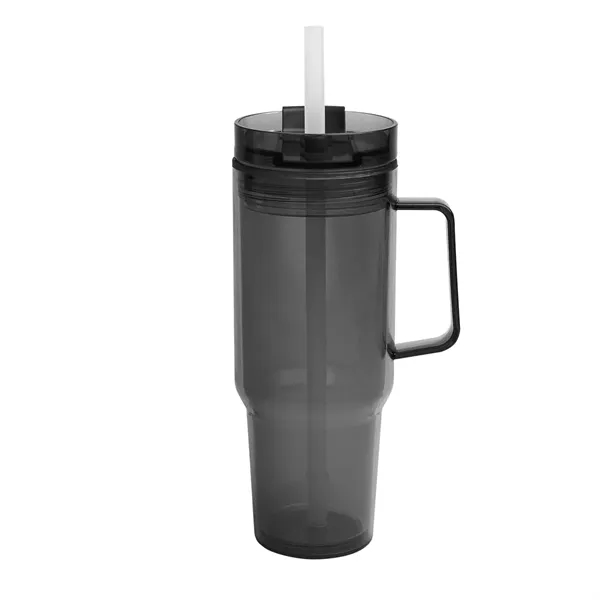40 oz. double wall insulated tumbler with lid and straw.... from ASI 61125 Hit Promotional Products / Hit®