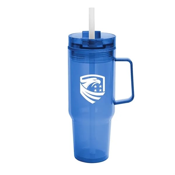 40 oz. double wall insulated tumbler with lid and straw.... from ASI 61125 Hit Promotional Products / Hit®
