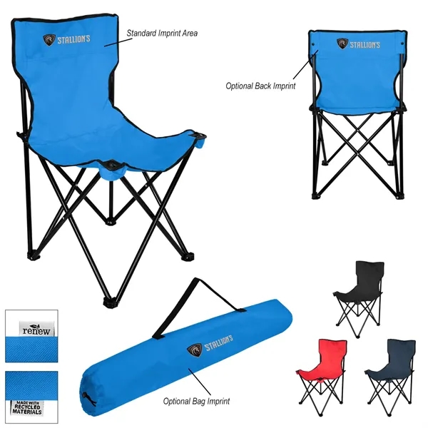 rPET folding chair with carrying bag.... from ASI 61125 Hit Promotional Products / Hit®