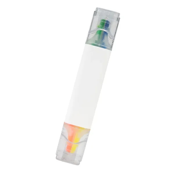 Dual end, chisel-tip highlighter with 2 colors on each end.... from ASI 61125 Hit Promotional Products / Hit®
