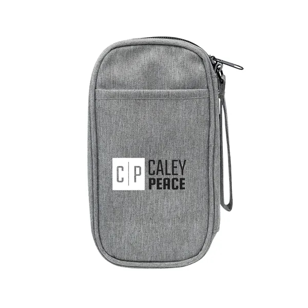 Tech organizer with two zippered compartments and multiple interior pockets.... from ASI 61125 Hit Promotional Products / Hit®