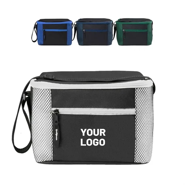 Insulated Zipper Lunch Bag with Strap plus 1 color silkscreen imprint... from ASI 37218 Athena Promo (tm)