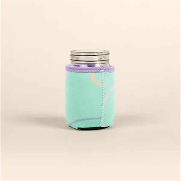 Neoprene beverage insulator with collapsible bottom.  Customizable colored stitching &... from ASI 74710 Numo / NUMO