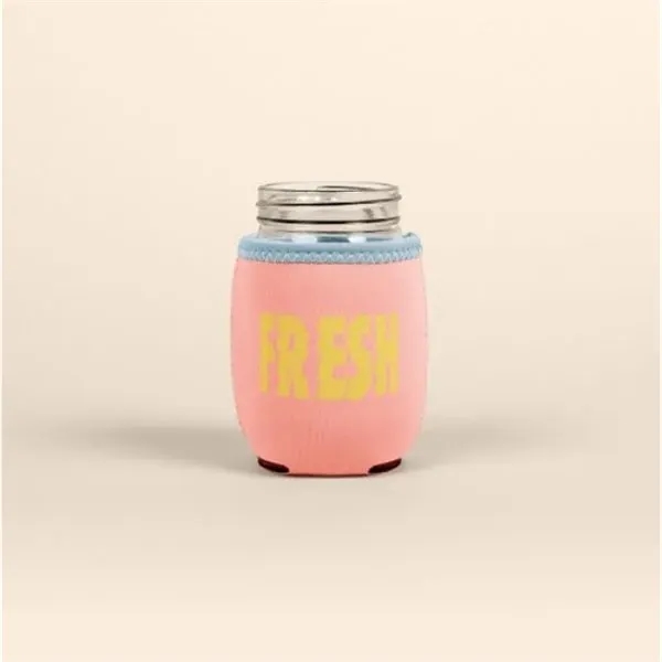 Neoprene beverage insulator with collapsible bottom.  Customizable colored stitching &... from ASI 74710 Numo / NUMO