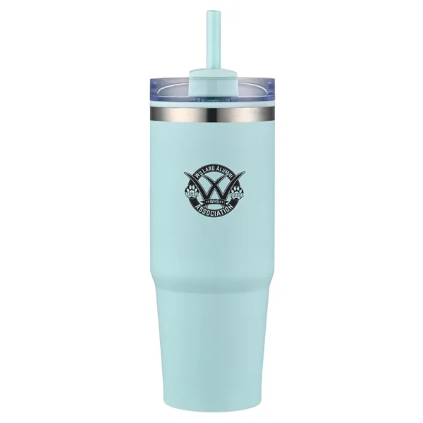 30 oz. vacuum sealed tumbler mug with powdered finish and color... from ASI 68190 Lungsal / Lungsal