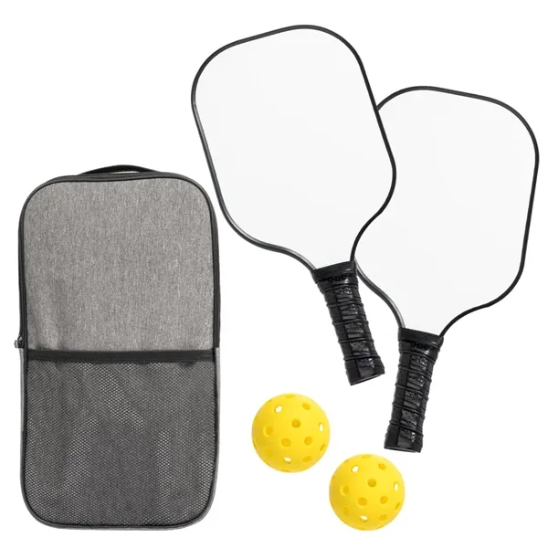 The Serve Pro Pickleball Set includes two high-performance paddles, two durable... from ASI 84592 St Regis Group