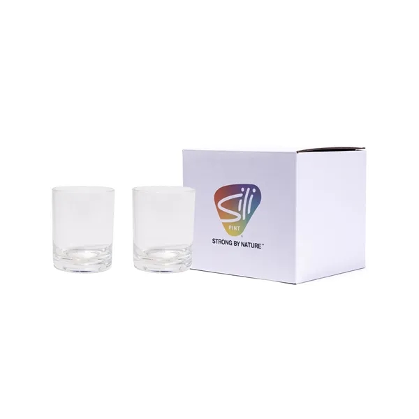 Gift set of two Crystal Clear Rocks offers the sophistication of... from ASI 87306 Silipint, Inc.