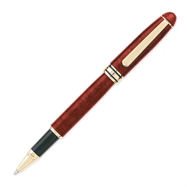 Rollerball pen made with a heavy brass barrel featuring a gold... from ASI 68190 Lungsal / Lungsal
