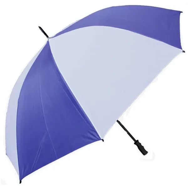 Golf umbrella, two tone navy/white, 170T polyester fabric. 58" full arc.... from ASI 36988 Artek USA Inc / Artek™
