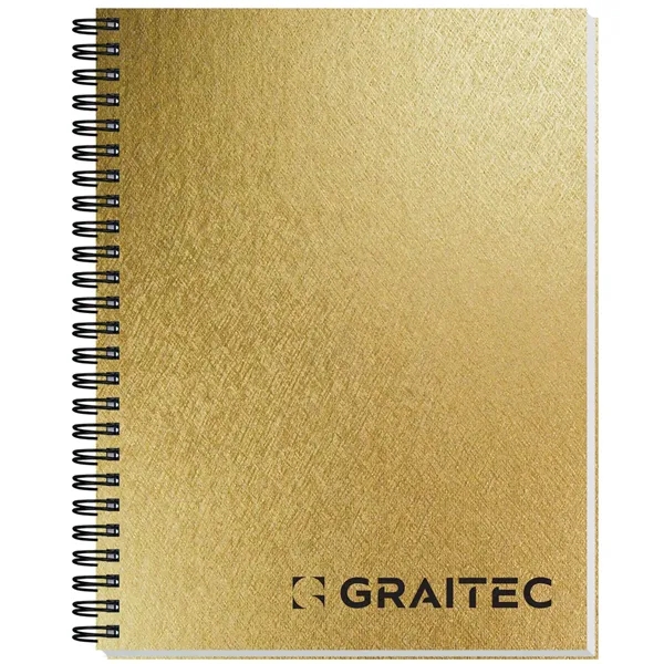 6 1/2" x 8 1/2" journal with heavyweight paperboard cover and... from ASI 50873 Drum-Line / Drum-line Inc