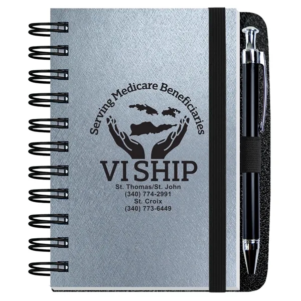 4" x 6" journal with heavyweight paperboard cover, 100 sheets and... from ASI 50873 Drum-Line / Drum-line Inc