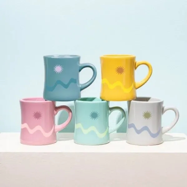Ceramic 10oz Curvy Diner Mug.... from ASI 74710 Numo / NUMO
