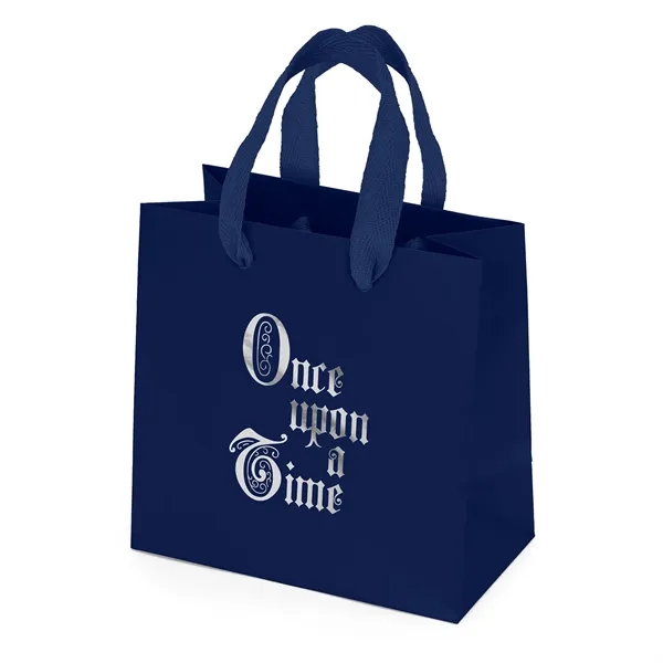 Premium-weight matte-laminated bag with woven handles and fold-over top.... from ASI 37940 Bag Makers Inc