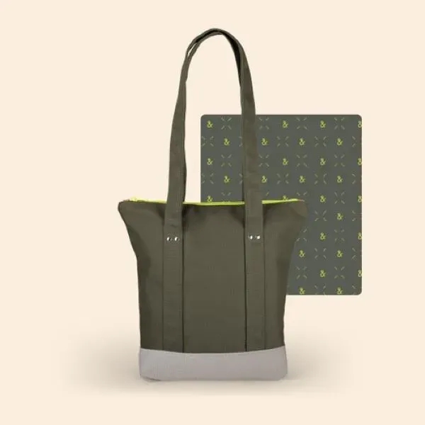 Tote Bag is USA milled, with a heavy-weight canvas exterior. ... from ASI 74710 Numo / City Cut & Sew