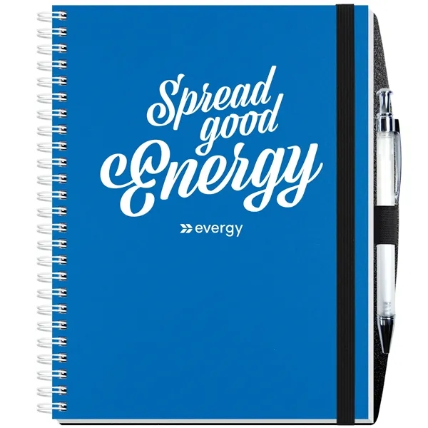 6 1/2" x 8 1/2" journal with 50 sheets and pen.... from ASI 50873 Drum-Line / Drum-line Inc