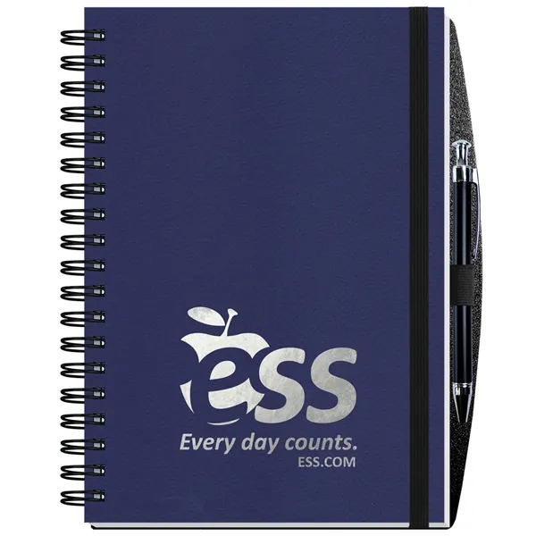 7" x 10" journal with heavyweight cover, 100 sheets, and pen.... from ASI 50873 Drum-Line / Drum-line Inc
