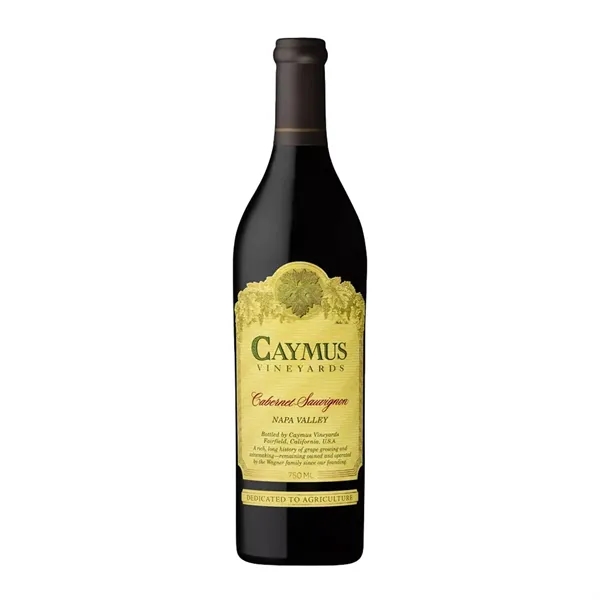 750-milliliter Caymus cabernet bottle with imprint options.... from ASI 30223 A Plus Wine Designs
