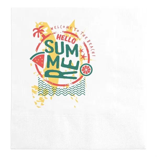Elevate your events with our 2-Ply Full Color Custom Cocktail Napkins!... from ASI 62088 IDProductsource