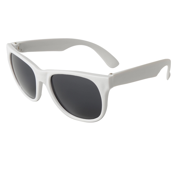 Plastic Sunglasses with white frames and neon-colored temples.... from ASI 52840 Evans Manufacturing