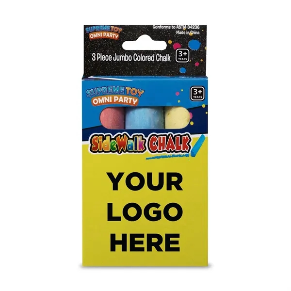3 piece set of sidewalk chalk.... from ASI 42016 Brighter Promotions Inc
