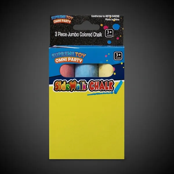 3 piece set of sidewalk chalk.... from ASI 42016 Brighter Promotions Inc