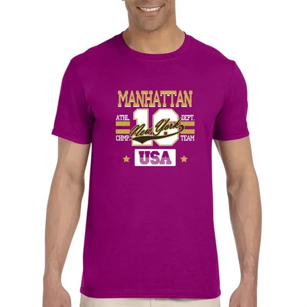 Adult t-shirt made of 100% ring spun cotton preshrunk jersey knit.... from ASI 39552 BEL Promo