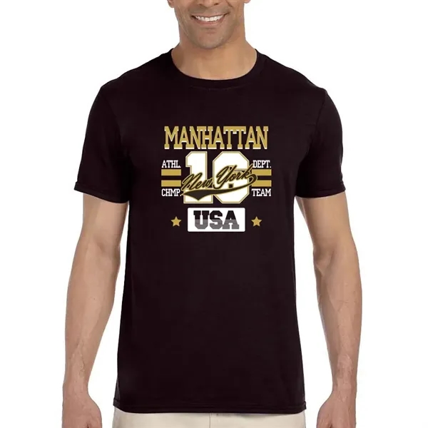 Adult t-shirt made of 100% ring spun cotton preshrunk jersey knit.... from ASI 39552 BEL Promo