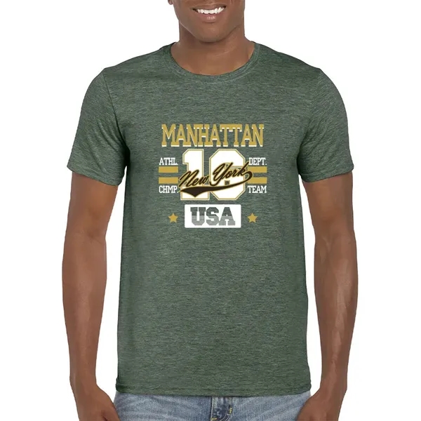 Adult t-shirt made of 100% ring spun cotton preshrunk jersey knit.... from ASI 39552 BEL Promo